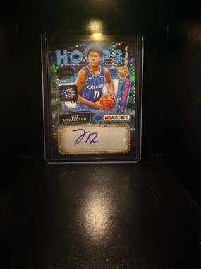 2025-26 Topps Hoops Rookies First Signs Jase Richardson Rookie Autograph Card